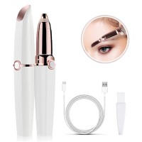 New Design Electric Eyebrow Trimmer Makeup Painless Eye Brow Epilator Mini Shaver Razors Portable Facial Hair Remover for Women