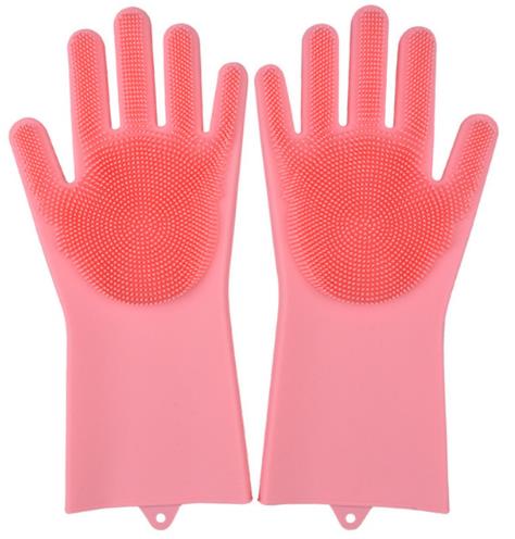 Magic Silicone Dish Washing Gloves Kitchen Accessories Dishwashing Glove Household Tools for Cleaning Car Pet Brush