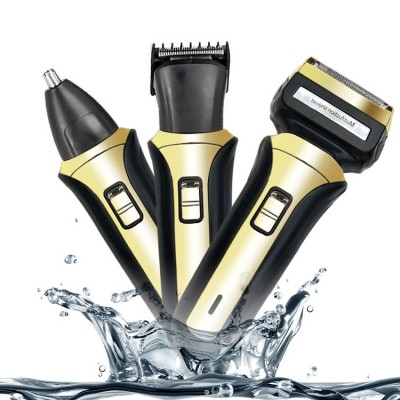 3 IN 1 electric men shaver with nose and ear hair trimmer